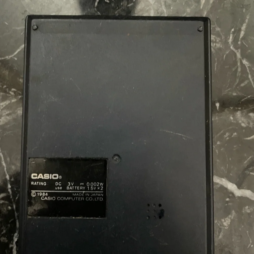 Casio Missile Defender CG-83 Electronic Handheld Game 1984 For Parts Only